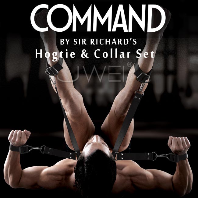 美國原裝進口PIPEDREAM．COMMAND Sir Richards命令系列 Hogtie & Collar Set 四肢+頸套SM激愛束縛套組 (破盤出清商品) 優惠價