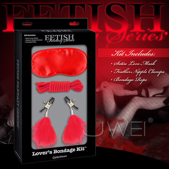 美國原裝進口PIPEDREAM．Fetish Fantasy系列-SM四件組禮盒-Lovers Bondage Kit