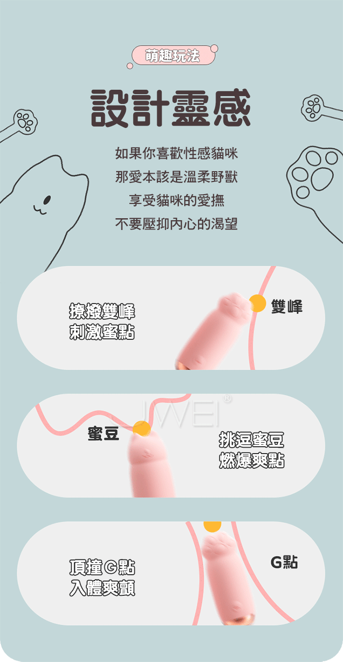 ROSELEX．10段變頻手機APP遙控造型跳蛋 (萌喵-粉紅)