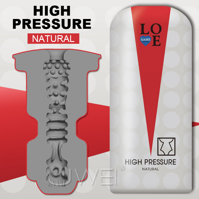 日本原裝進口KMP．LOVE GAME High Pressure 高壓凸點飛機杯-NATURAL