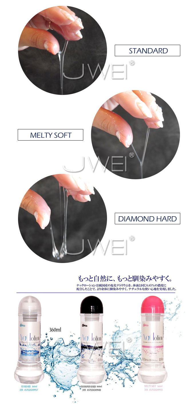 日本原裝進口Naclotion 自然な感覺の潤滑液 360ml -DIAMOND HARD(高粘度)