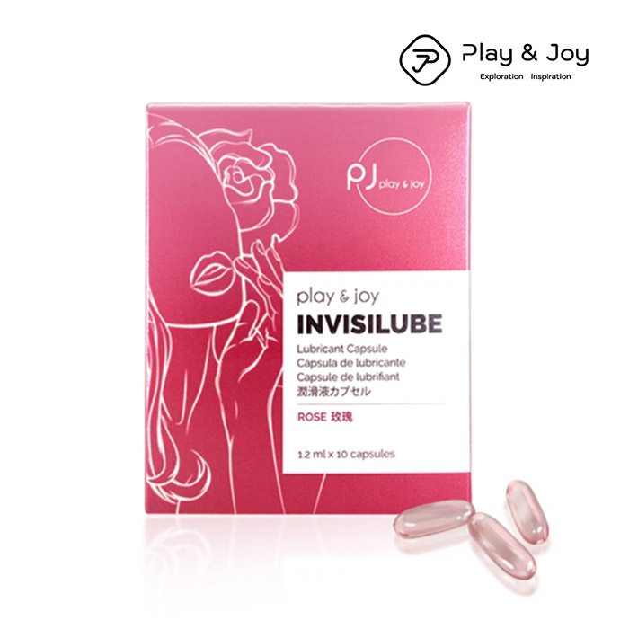  女人深度滋潤】Play&Joy．隱形潤滑液膠囊-玫瑰味