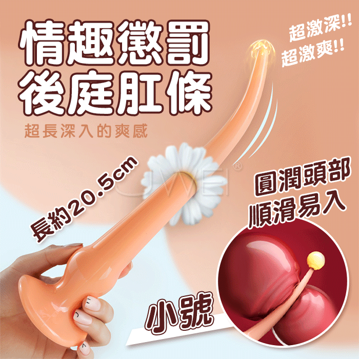 後庭肛條．情趣懲罰後庭深入肛條-小號 (長約20.5cm)